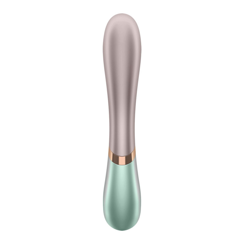 Вібратор-кролик з підігрівом Satisfyer Hot Lover Green
