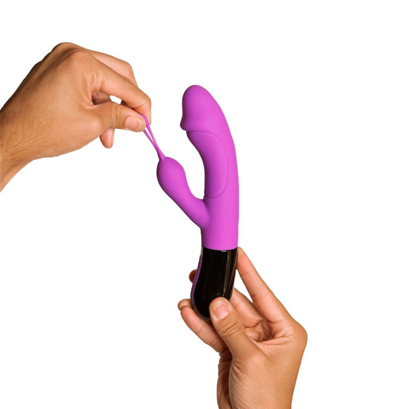 Вібратор-кролик Adrien Lastic Ares 2.0 з акумулятором, з петелькою для пальця
