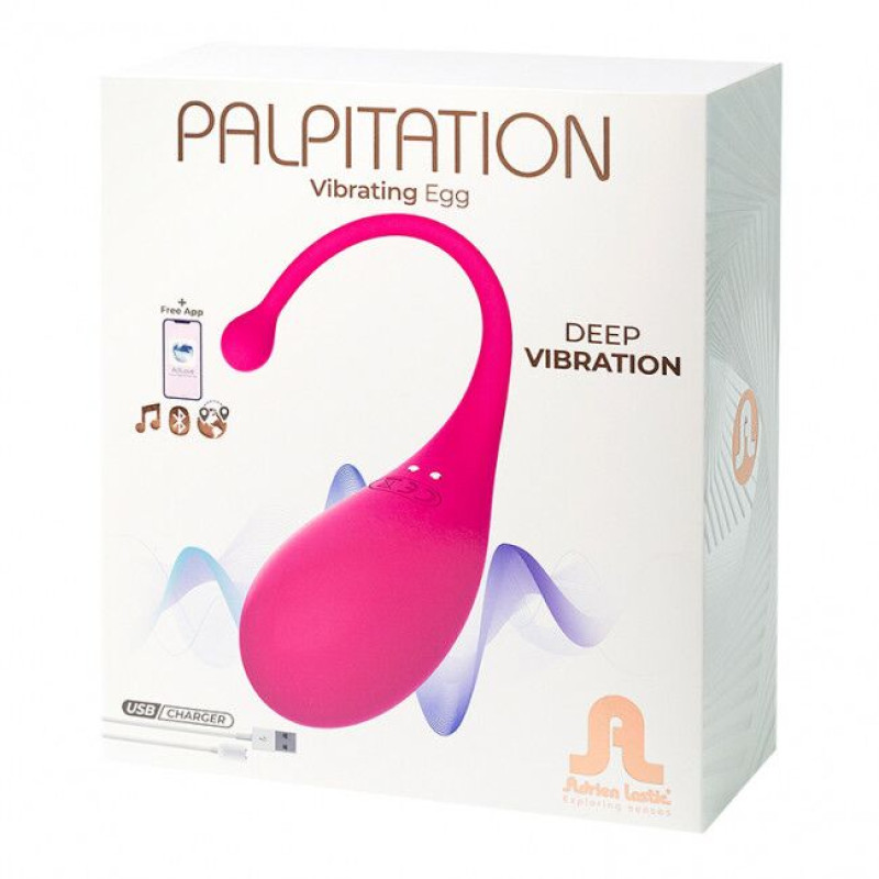 Смарт виброяйце Adrien Lastic Palpitation з глубокой вібрацією