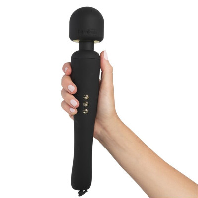 Вібромасажер Wand з трьома насадками Pornhub Spell Wand Set, потужний