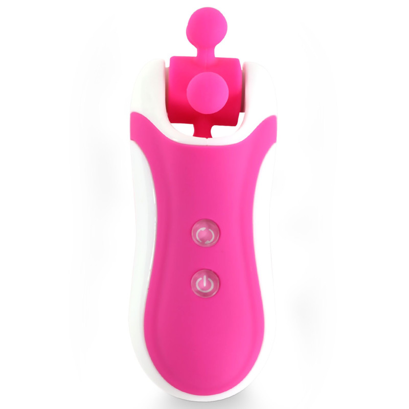 Стимулятор з імітацією оральных ласк FeelzToys - Clitella Oral Clitoral Stimulator Pink