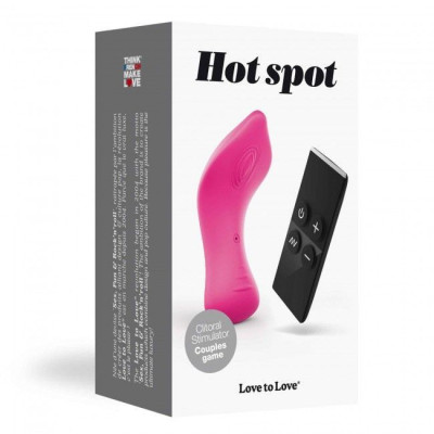 Стимулятор клітора і ерогенних зон Love To Love HOT SPOT з пультом дистанційного керування, можна під одяг, 15 режимів