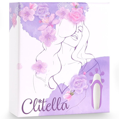 Стимулятор з імітацією оральных ласк FeelzToys - Clitella Oral Clitoral Stimulator Purple