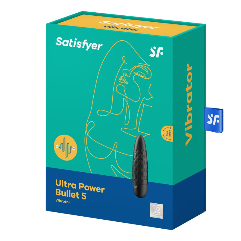 Вібратор для клітора Ultra Power Bullet 5 Black