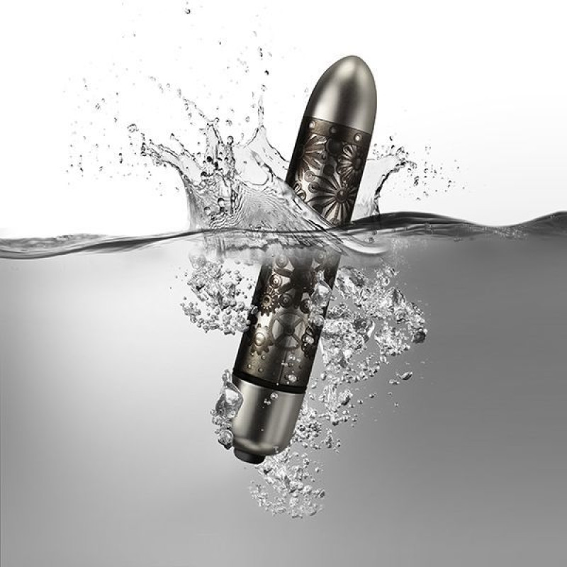 Вібропуля Rocks Off Dr Roccos RO90 Night Wish в стилі стімпанк, 10 режимів роботи, водонепроникна