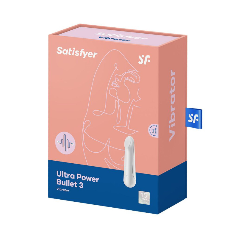 Вібратор для клітора Ultra Power Bullet 3 White