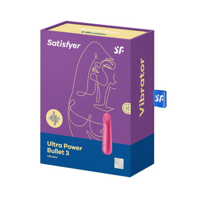 Вібратор для клітора Ultra Power Bullet 3 Red