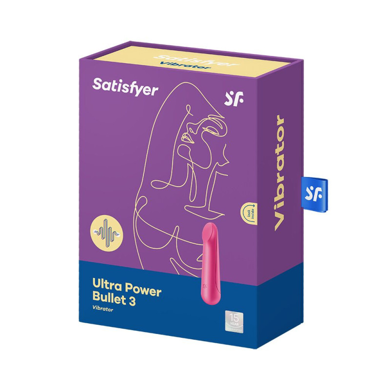 Вібратор для клітора Ultra Power Bullet 3 Red