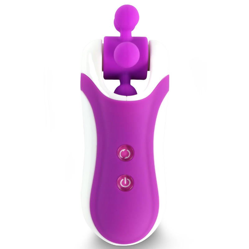 Стимулятор з імітацією оральных ласк FeelzToys - Clitella Oral Clitoral Stimulator Purple