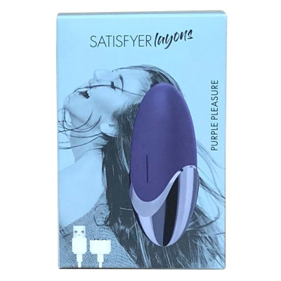 Потужний вібратор Satisfyer Lay-On - Purple Pleasure