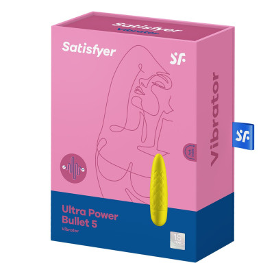 Вібратор для клітора Ultra Power Bullet 5 Yellow