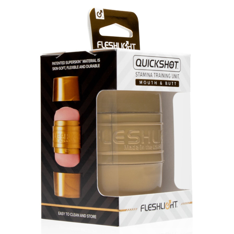 Мастурбатор Fleshlight Quickshot STU, компактний, відмінно для пар і мінету