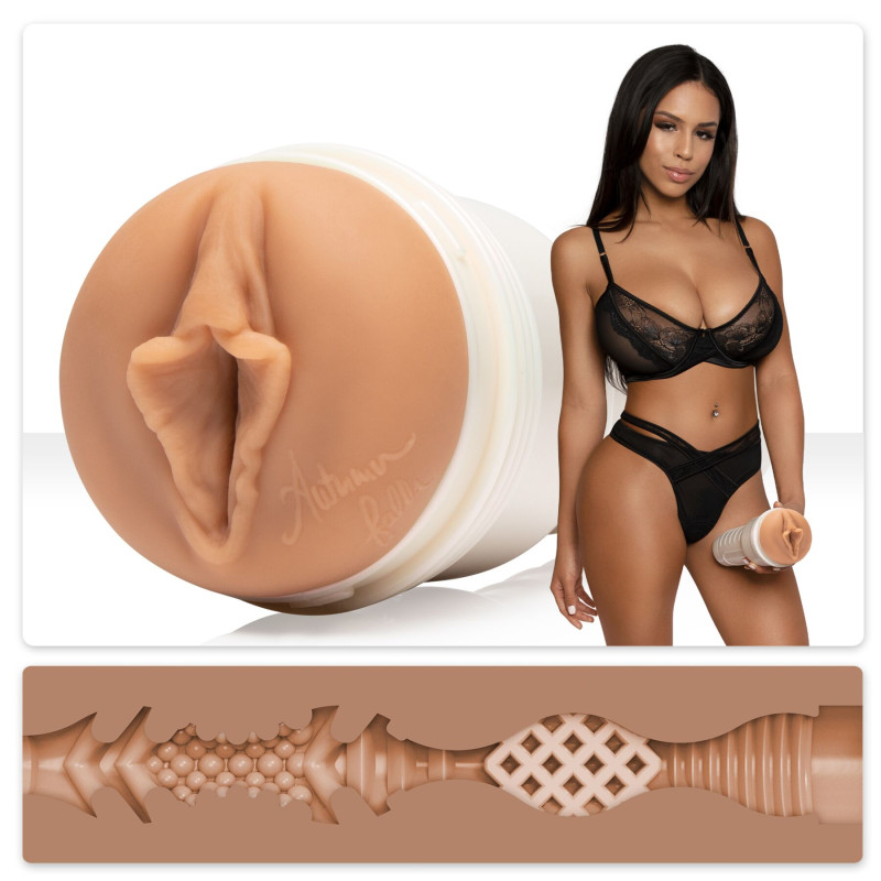Мастурбатор Fleshlight Girls: Autumn Falls - Cream, зі зліпку вагіни, дуже ніжний