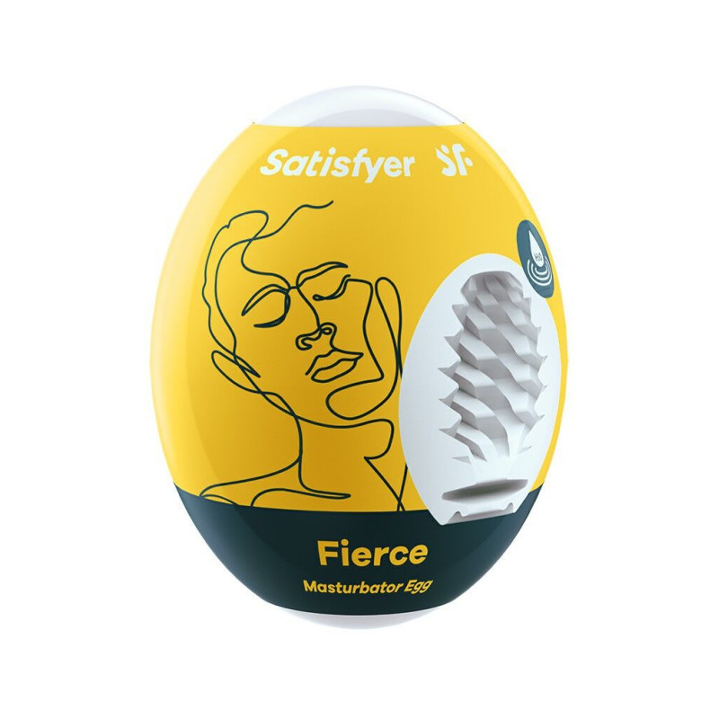 Мастурбатор-яйце Satisfyer Masturbator Egg Single Fierce, не потребує змазки