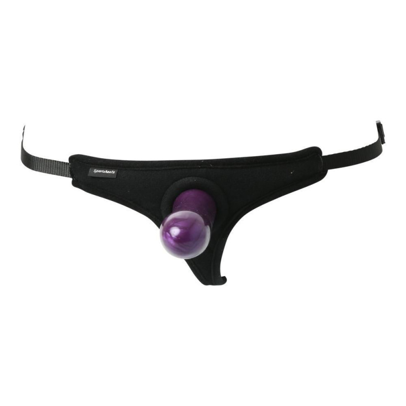 Трусики-стрінги зі страпоном Sportsheets Bikini Strap-On, діаметр 3,5 см