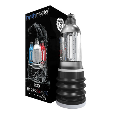 Гідропомпа Bathmate Hydromax 7 WideBoy Clear (X30) для члена довжиною від 12,5 до 18 см, діаметр до 5,5 см