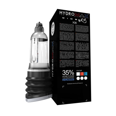Гідропомпа Bathmate Hydromax 7 WideBoy Clear (X30) для члена довжиною від 12,5 до 18 см, діаметр до 5,5 см