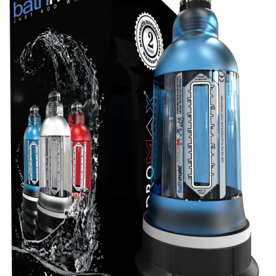 Гідропомпа Bathmate Hydromax 7 WideBoy Blue (X30) для члена довжиною від 12,5 до 18 см, діаметр до 5,5 см