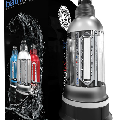 Гідропомпа Bathmate Hydromax 7 WideBoy Clear (X30) для члена довжиною від 12,5 до 18 см, діаметр до 5,5 см