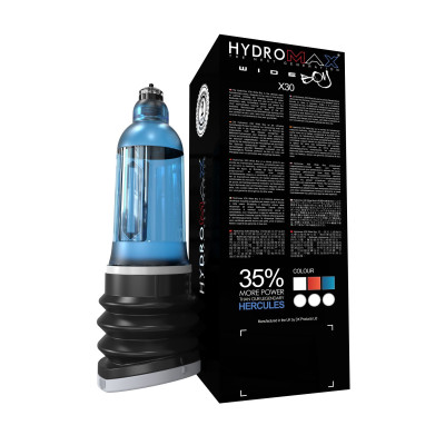 Гідропомпа Bathmate Hydromax 7 WideBoy Blue (X30) для члена довжиною від 12,5 до 18 см, діаметр до 5,5 см