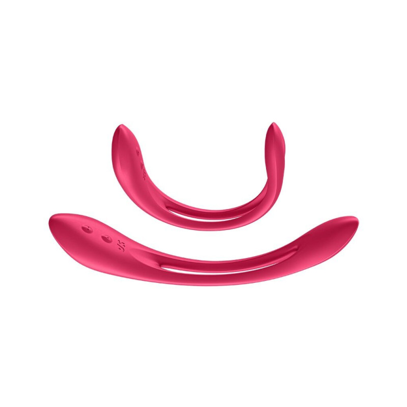 Універсальний гнучкий вібратор для пар Satisfyer Elastic Joy, червоний