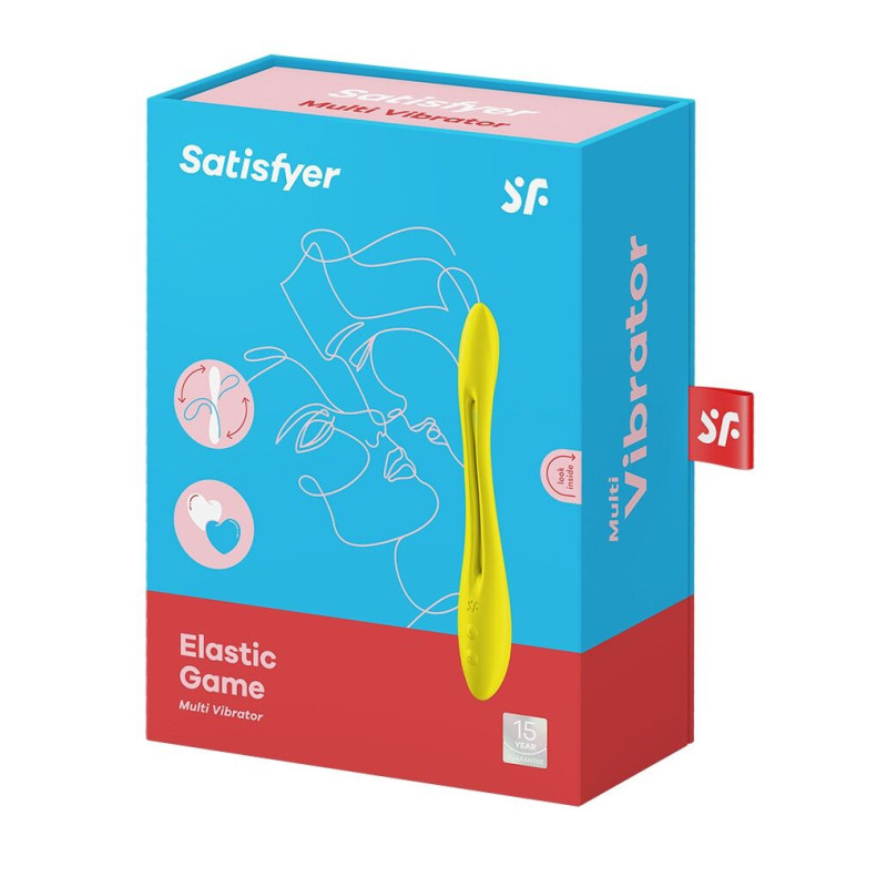 Універсальний гнучкий вібратор для пар Satisfyer Elastic Game, жовтий