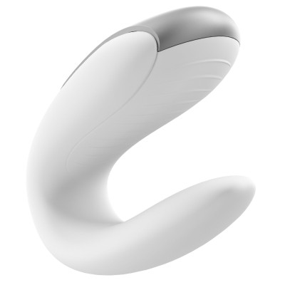 Смарт-вібратор для пар Satisfyer Double Fun (White) с пультом
