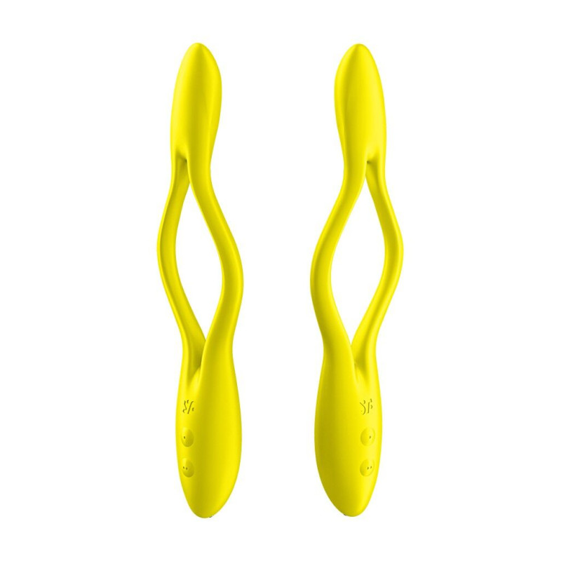 Універсальний гнучкий вібратор для пар Satisfyer Elastic Game, жовтий