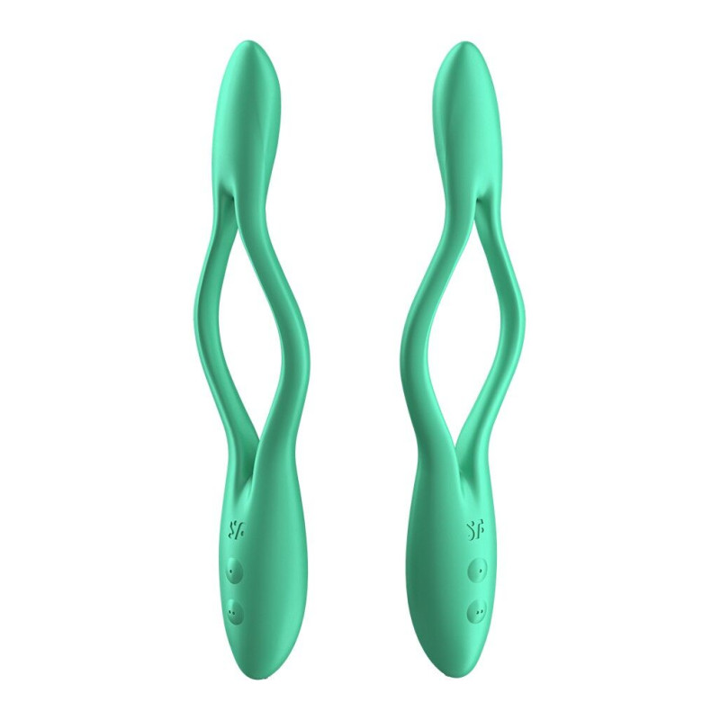 Універсальний гнучкий вібратор для пар Satisfyer Elastic Game, світло-зелений