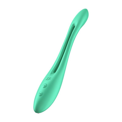 Універсальний гнучкий вібратор для пар Satisfyer Elastic Game, світло-зелений