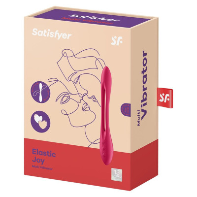Вібратор для пар Satisfyer Elastic Joy Red