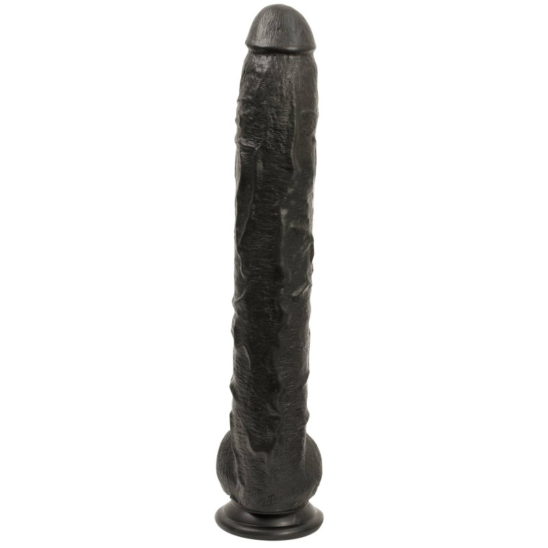 Фалоімітатор Doc Johnson Dick Rambone Cock Black (в ПЕ пакеті!), Діаметр 6 см, довжина 42см, ПВХ