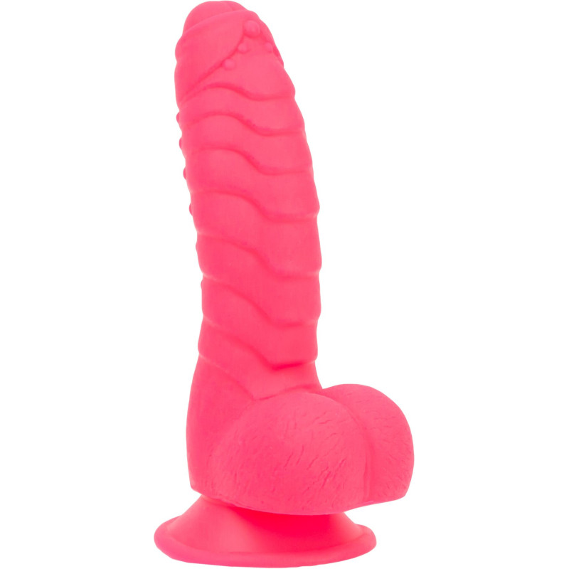 Фалоімітатор ADDICTION - Tom 7" Dildo With Balls - Pink