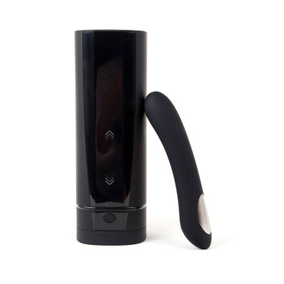 Набір: мастурбатор + стимулятор точки G Kiiroo Onyx+ та Pearl 2 Couple Set Black