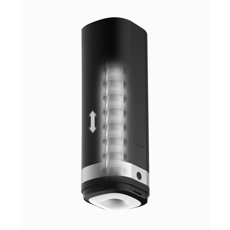 Інтерактивний мастурбатор Kiiroo Onyx 2, 10 стискаючих кілець, не треба рухати, теледільдоніка