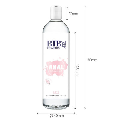 Анальний лубрикант на водній основі BTB ANAL RELAX (250 мл)