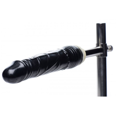 Конструкція для фіксації з фалоімітатором Master Series Imprisoned Metal Stockade with Dildo