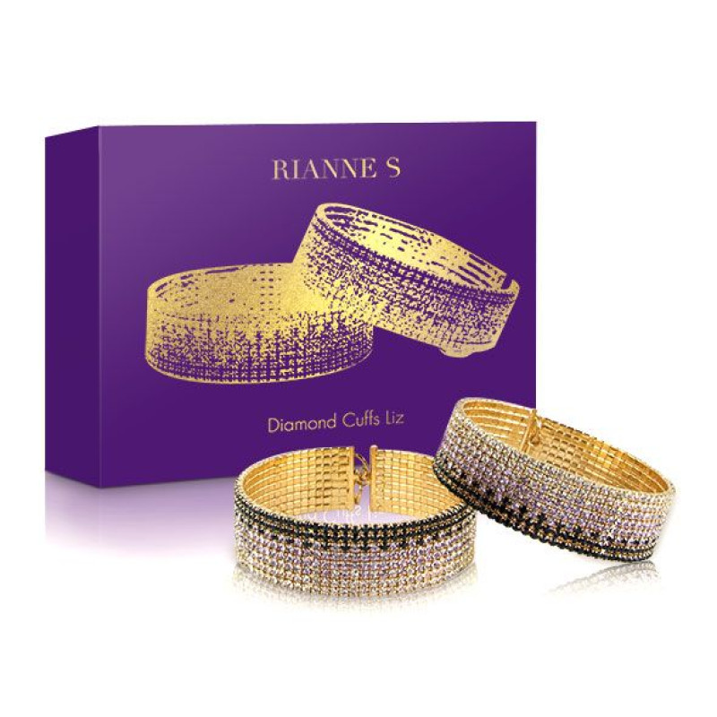 Лакшері наручники-браслети з кристалами Rianne S: Diamond Cuffs, подарункова упаковка