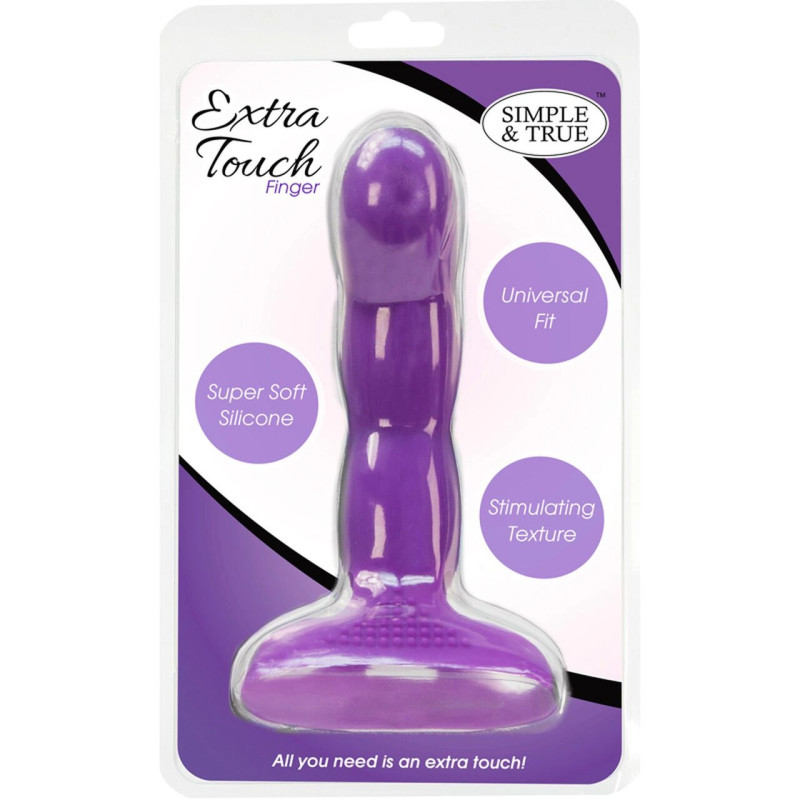 Насадка на палець PowerBullet Simple&True Extra Touch Finger Dong Purple