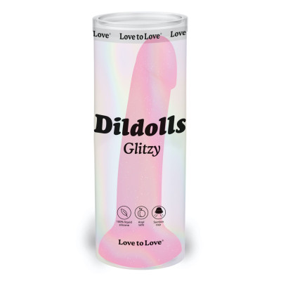 Фалоімітатор Love To Love DILDOLLS - GLITZY, з блискітками