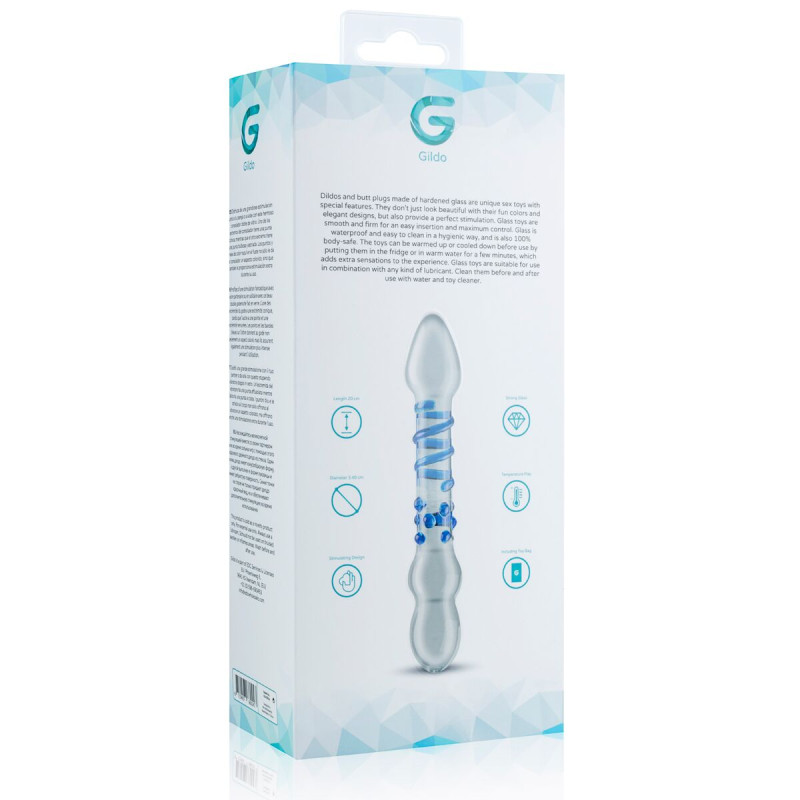 Скляний ділдо Gildo Glass Dildo No. 21