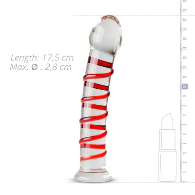 Скляний ділдо Gildo Glass Dildo No. 15