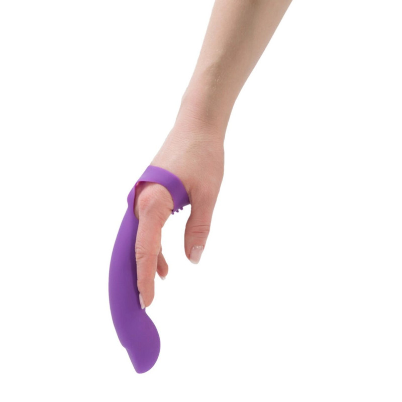 Насадка на палець PowerBullet Simple&True Extra Touch Finger Dong Purple