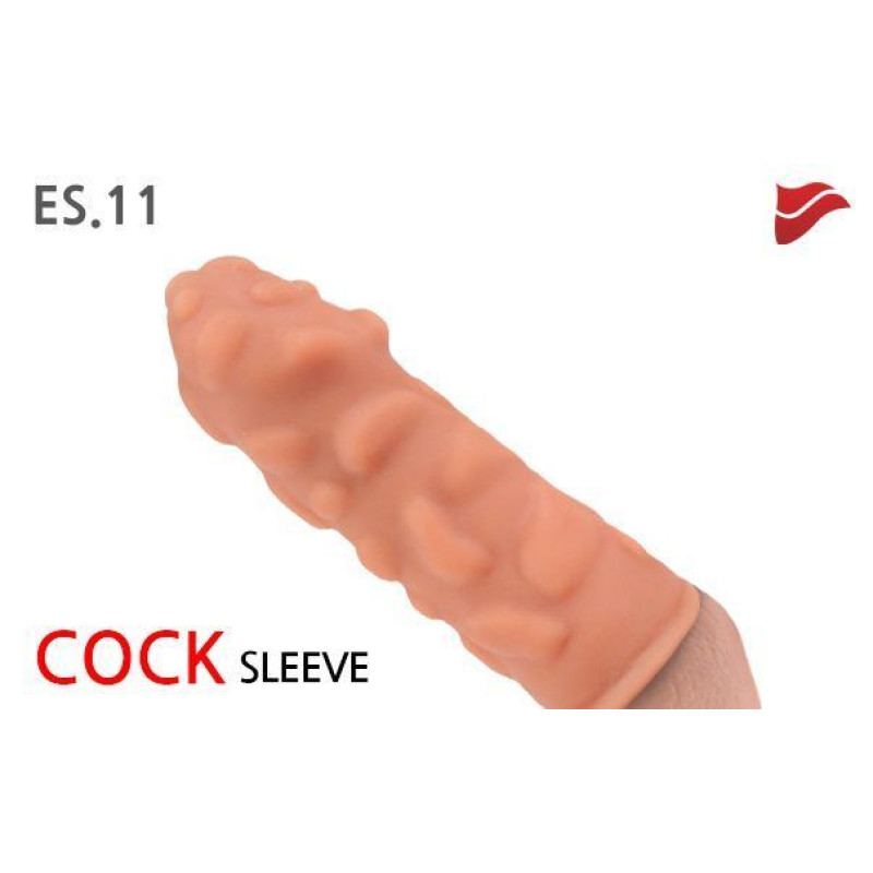 Насадка на член Kokos Extreme Sleeve 011 розмір M, товщають, стимулюючий рельєф