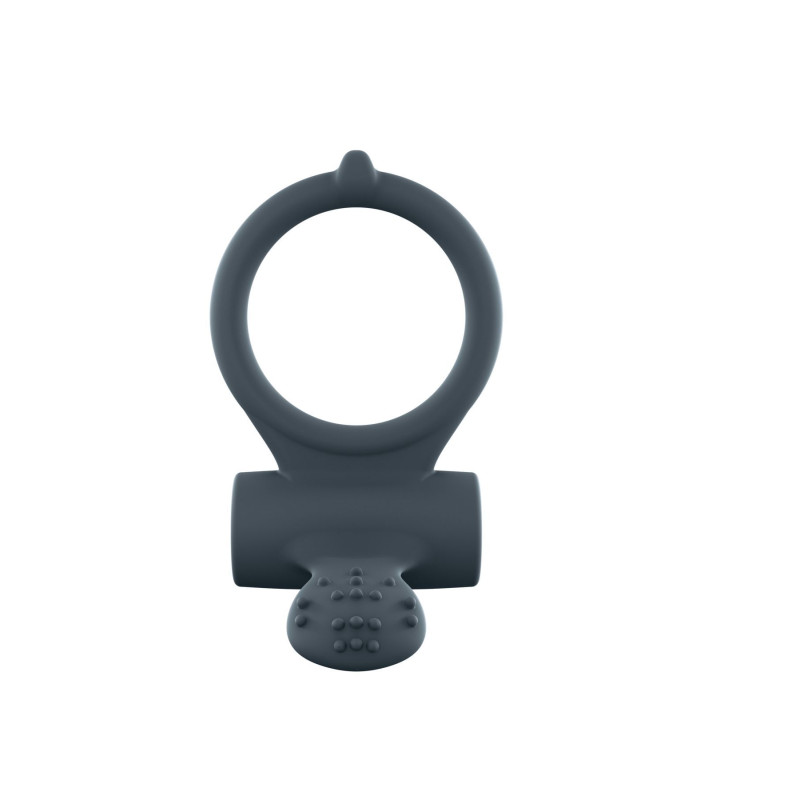 Ерекційне кільце Dorcel Power Clit Plus з вібрацією, перезаряджається, з язичком зі щіточкою
