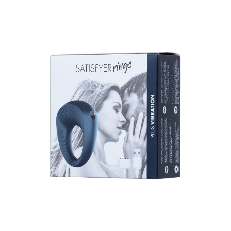 Ерекційне віброкільце Satisfyer Power Ring, класична форма, перезаряджається, потужне