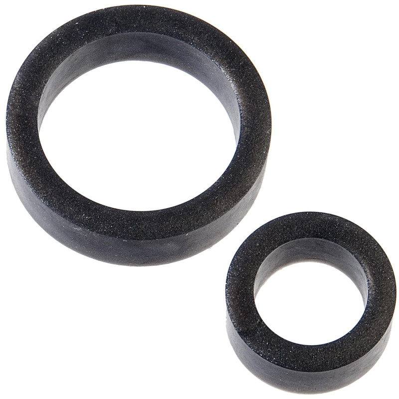 Набір ерекційних кілець Doc Johnson Platinum Premium Silicone - The C-Rings - Charcoal