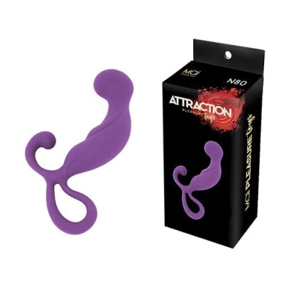 Масажери простати MAI Attraction Toys №80 Purple, довжина 13.4см, діаметр 3.2см