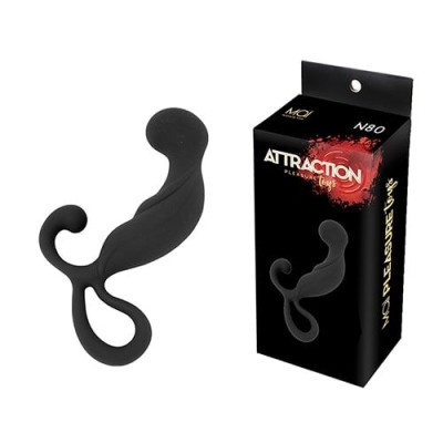 Масажери простати MAI Attraction Toys №80 Black, довжина 13.4см, діаметр 3.2см