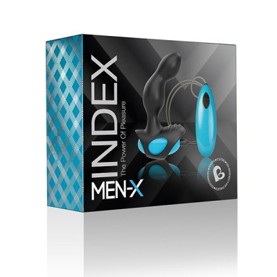 Вібромасажер простати Rocks Off Men-X - Index з пультом і знімною насадкою